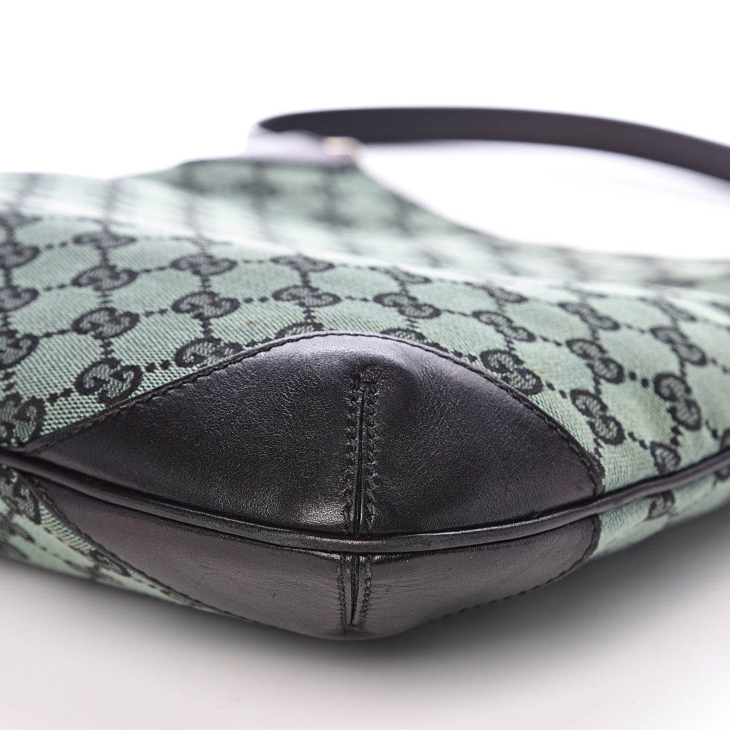Monogram Signature Hobo Shoulder Bag Green