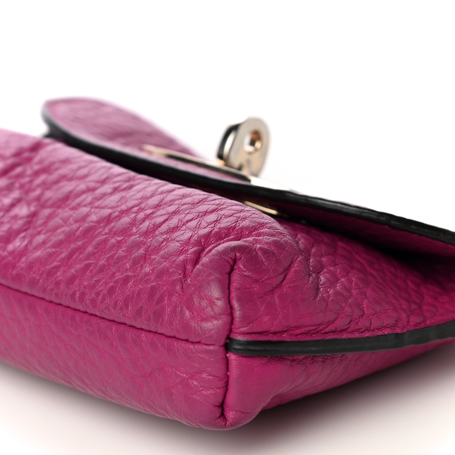 Mulberry Grained Calfskin Darley Key Pouch Violet 8 of 10