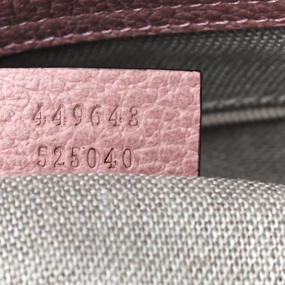 Gucci Pebbled Calfskin Convertible Bamboo Tassel Tote Soft Pink 8 of 8