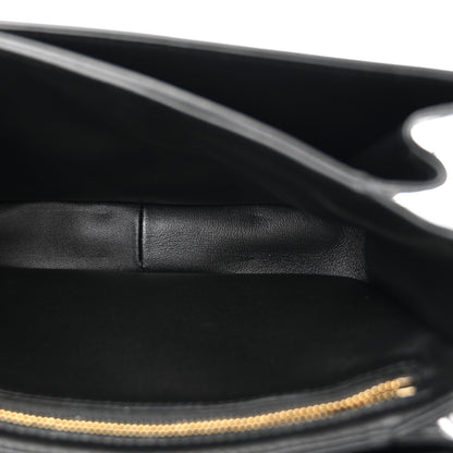 Celine Shiny Calfskin Medium Triomphe Black 5 of 10