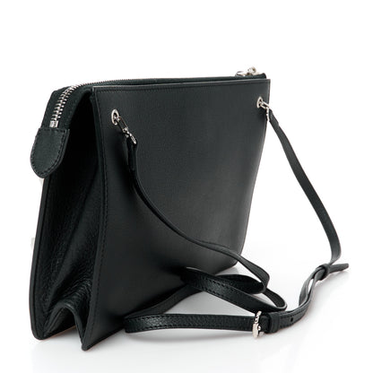 Fendi Vitello Dolce Studded Mini 2Jours Pouch Black Multicolor 2 of 10
