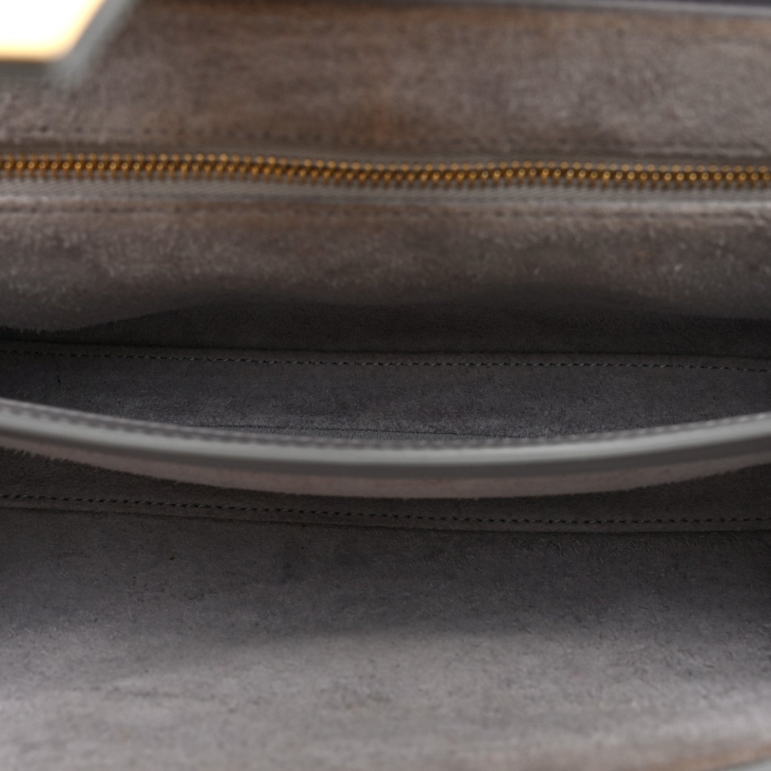 Celine Smooth Calfskin Teen Soft 16 Shoulder Bag Light Grey 5 of 9