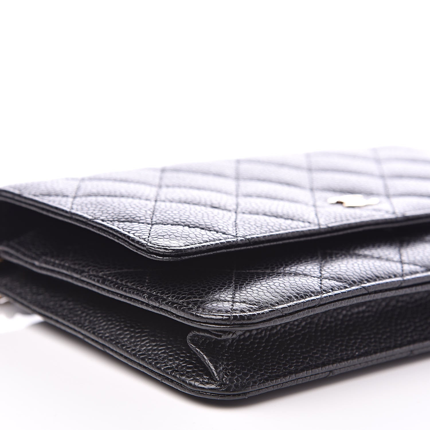 Chanel Caviar Quilted Wallet On Chain WOC Black 9 of 12