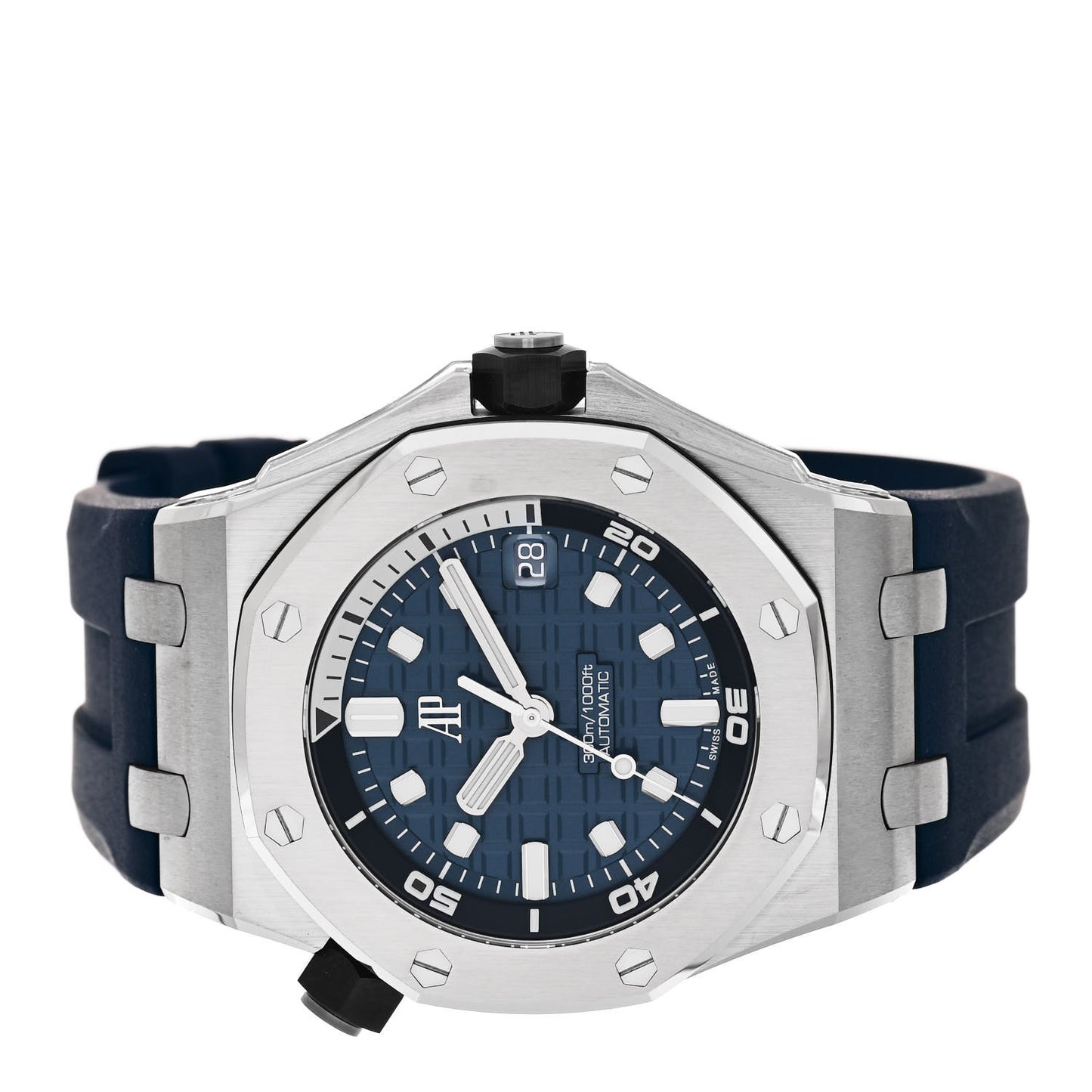 Stainless Steel Rubber 42mm Royal Oak Offshore Diver Automatic Watch Blue 15720ST.OO.A027CA.01