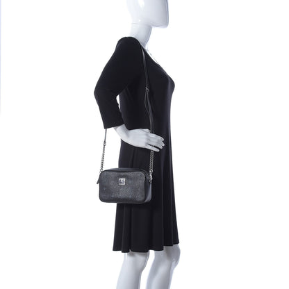 MCM Visetos Camera Crossbody Bag Black 2 of 8