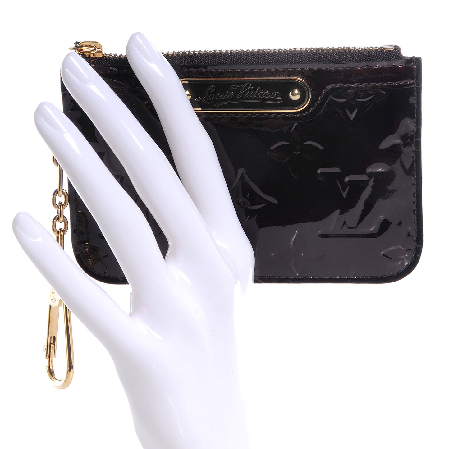 Vernis Key Pouch Amarante