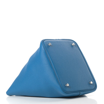 Hermes Taurillon Clemence Picotin Lock 22 MM Mykonos 4 of 11