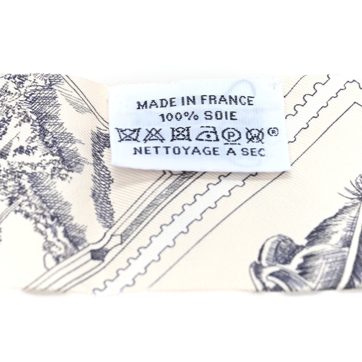 Hermes Silk Le Philateliste Du Faubourg Twilly Parchemin Graphite 3 of 3