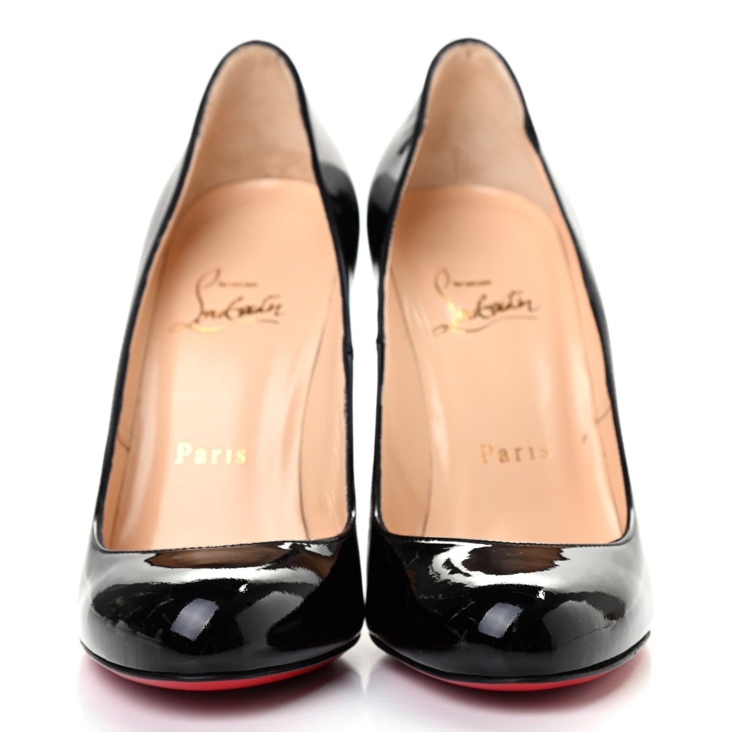 Christian Louboutin Patent Fifille 100 Pumps 36 Black 2 of 9