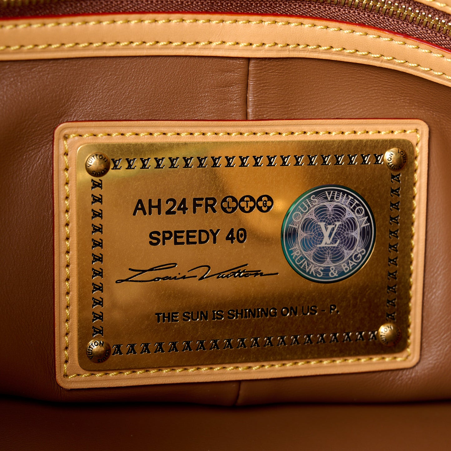 Calfskin Monogram Speedy P9 Bandouliere 40 Turquoise