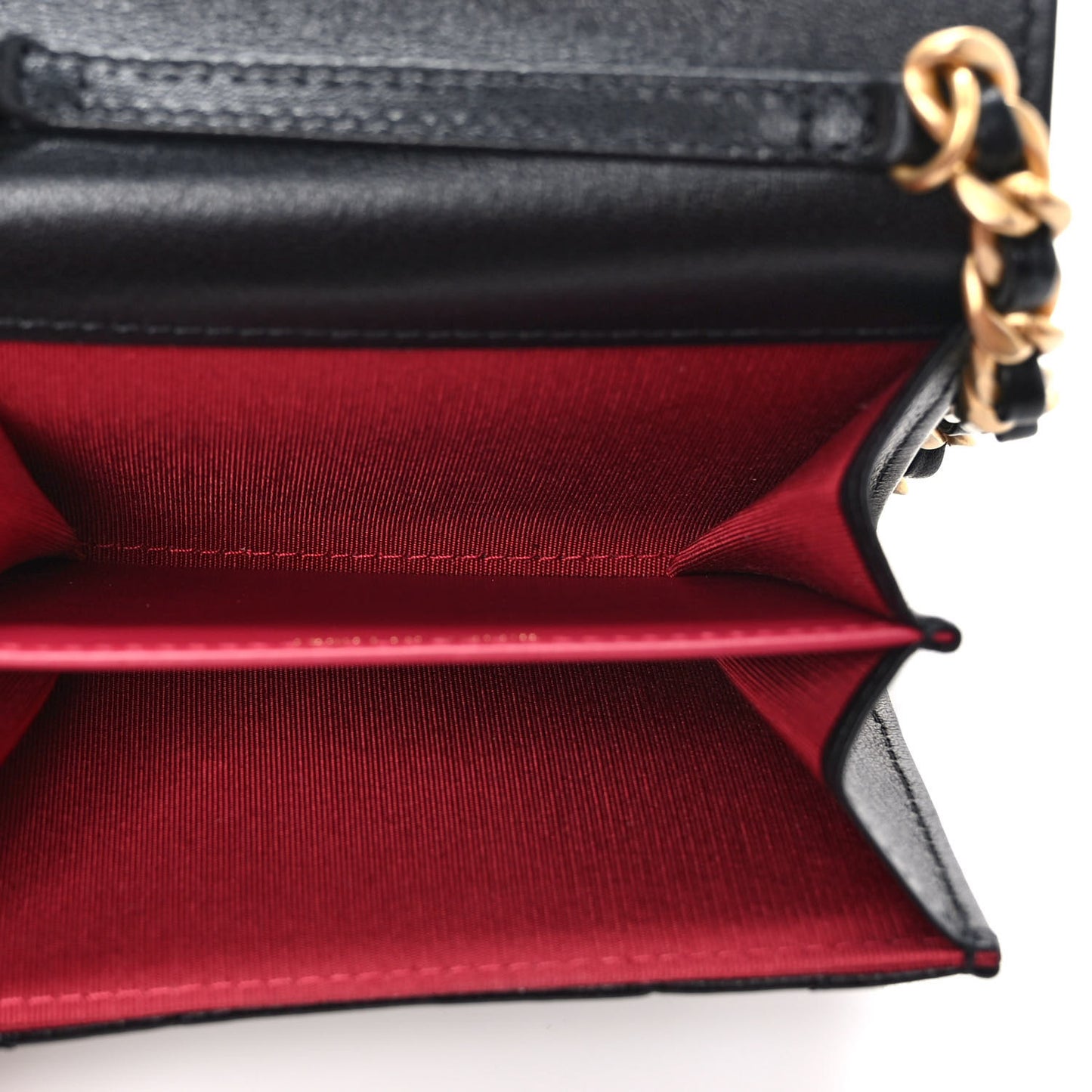 Lambskin Quilted Chanel 19 Flap Coin Purse With Chain Black