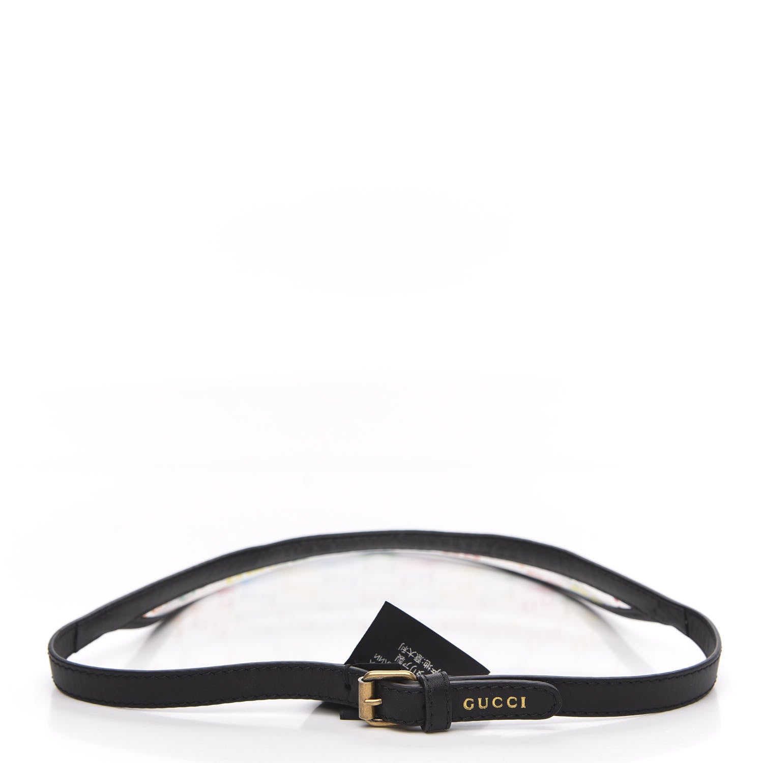 Gucci Calfskin Vinyl GG Visor M Black Multicolor 4 of 6
