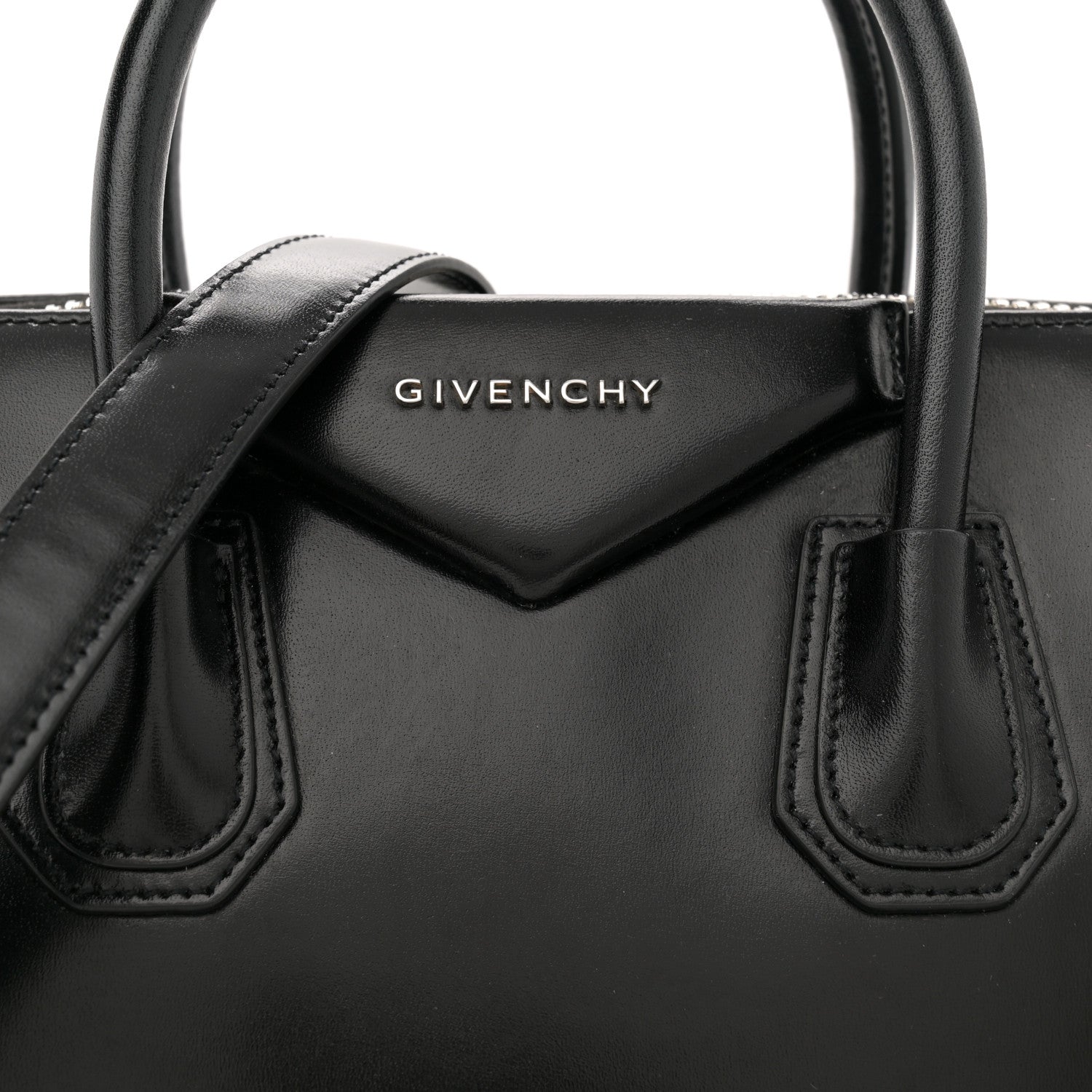 Givenchy Shiny Lord Calfskin Small Antigona Black 8 of 11