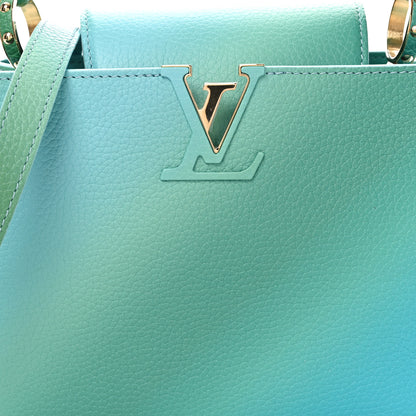 Louis Vuitton Taurillon Gradient Capucines BB  Bleu Vert 7 of 9