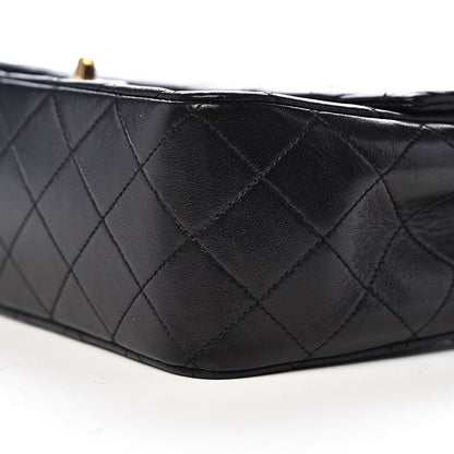 Chanel Lambskin Quilted Medium Single Flap Black 11 of 12