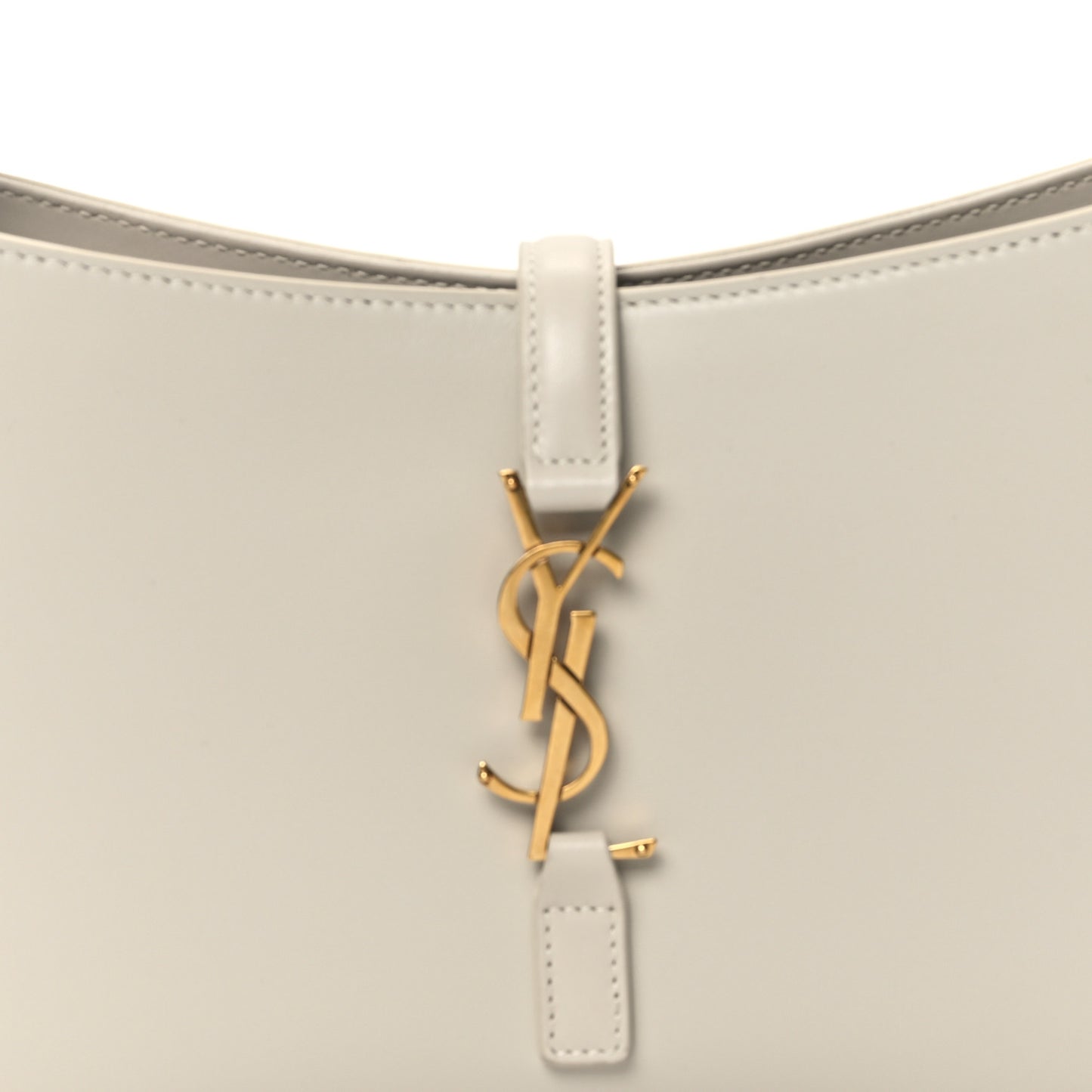 Smooth Calfskin Le 5 A 7 Hobo Blanc Vintage