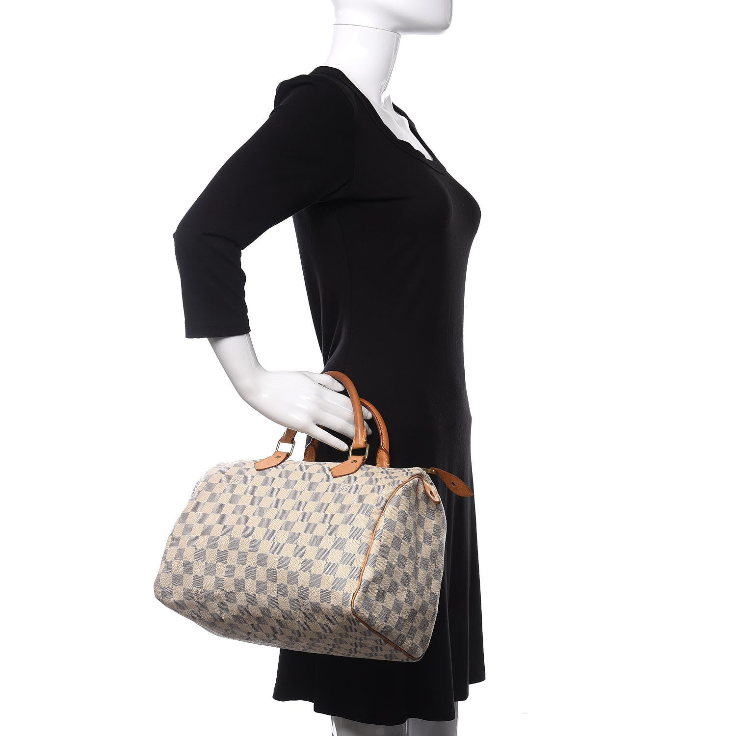 Louis Vuitton Damier Azur Speedy 30 2 of 9