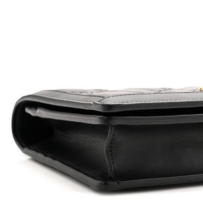 Gucci Calfskin GG Matelasse Chain Wallet Black 8 of 9