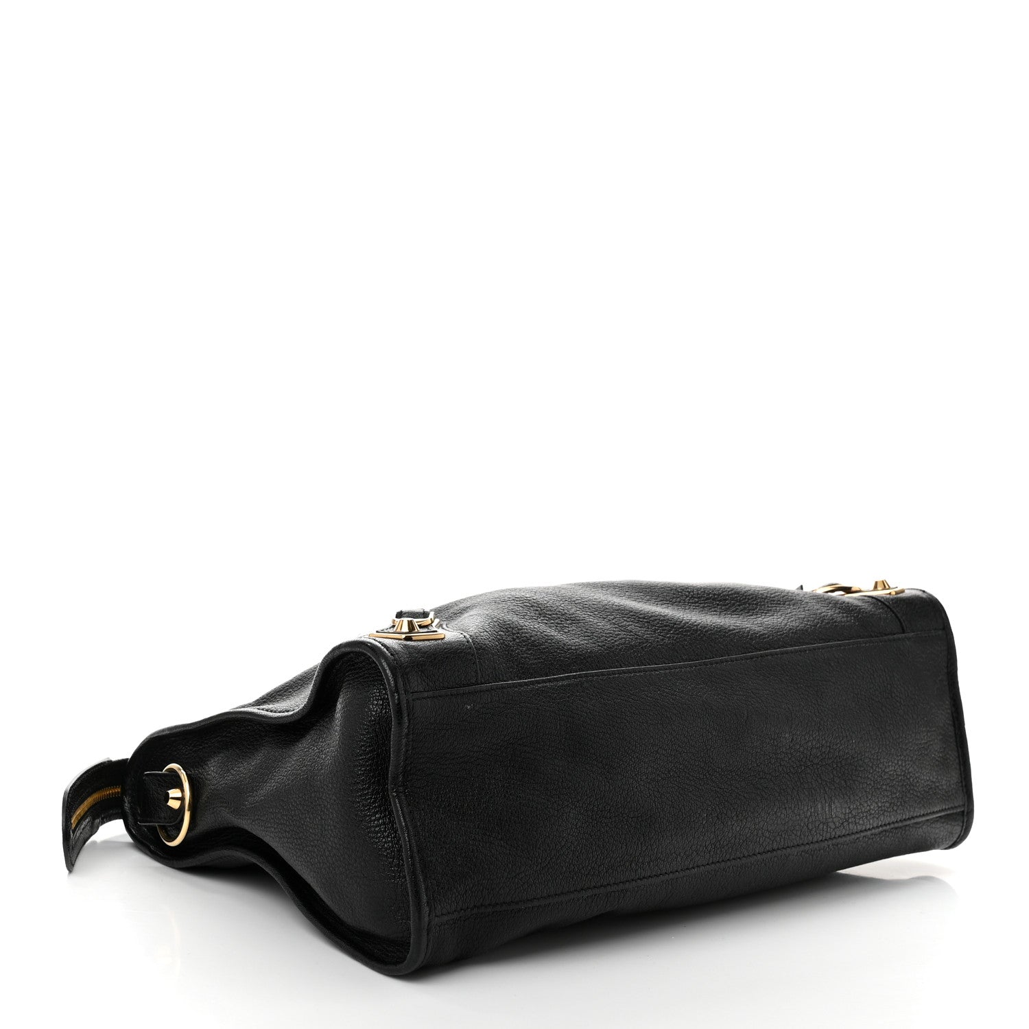 Balenciaga Chevre Gold Metallic Edge Hardware City Black 5 of 12
