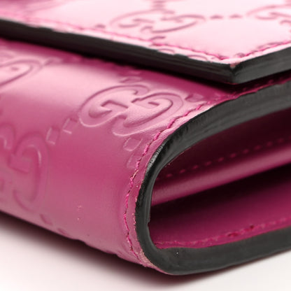 Gucci Guccissima Signature Bowy Continental Wallet Peonia Flower 9 of 10
