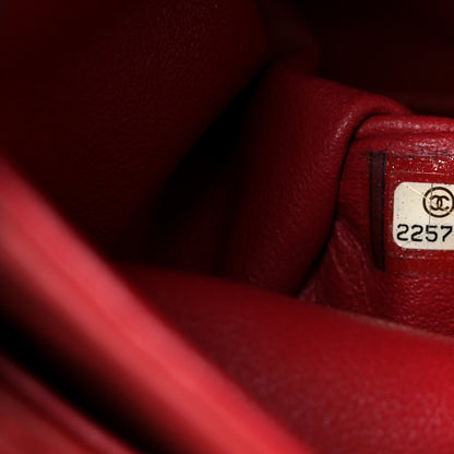 Chanel Iridescent Calfskin Quilted 2.55 Reissue 226 Flap Red 7 of 11