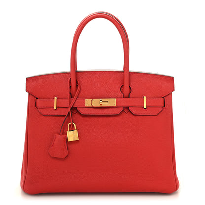 Hermes Togo Birkin 30 Rouge Tomate 1 of 13