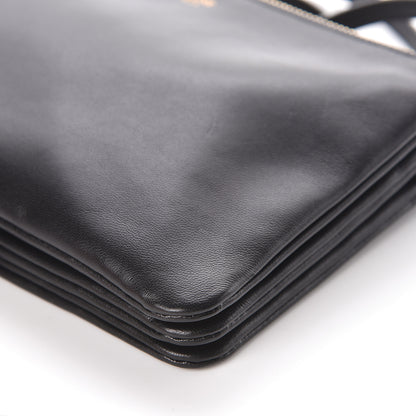 Celine Lambskin Small Trio Crossbody Bag Black 10 of 10