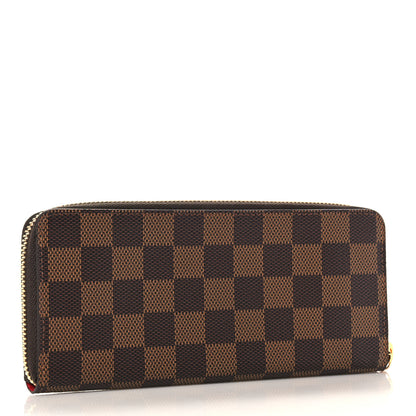 Louis Vuitton Damier Ebene Clemence Wallet Cherry 3 of 7