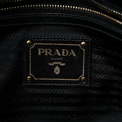 Prada Tessuto Nylon Gaufre Drawstring Tote Black 5 of 14