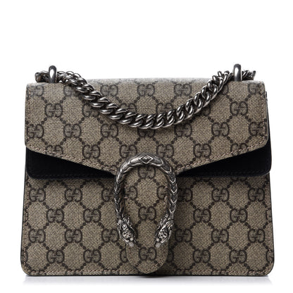Gucci GG Supreme Monogram Mini Dionysus Shoulder Bag Black 1 of 10