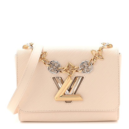 Louis Vuitton Epi Twist Flowers Chain Shoulder Bag MM Quartz 1 of 11