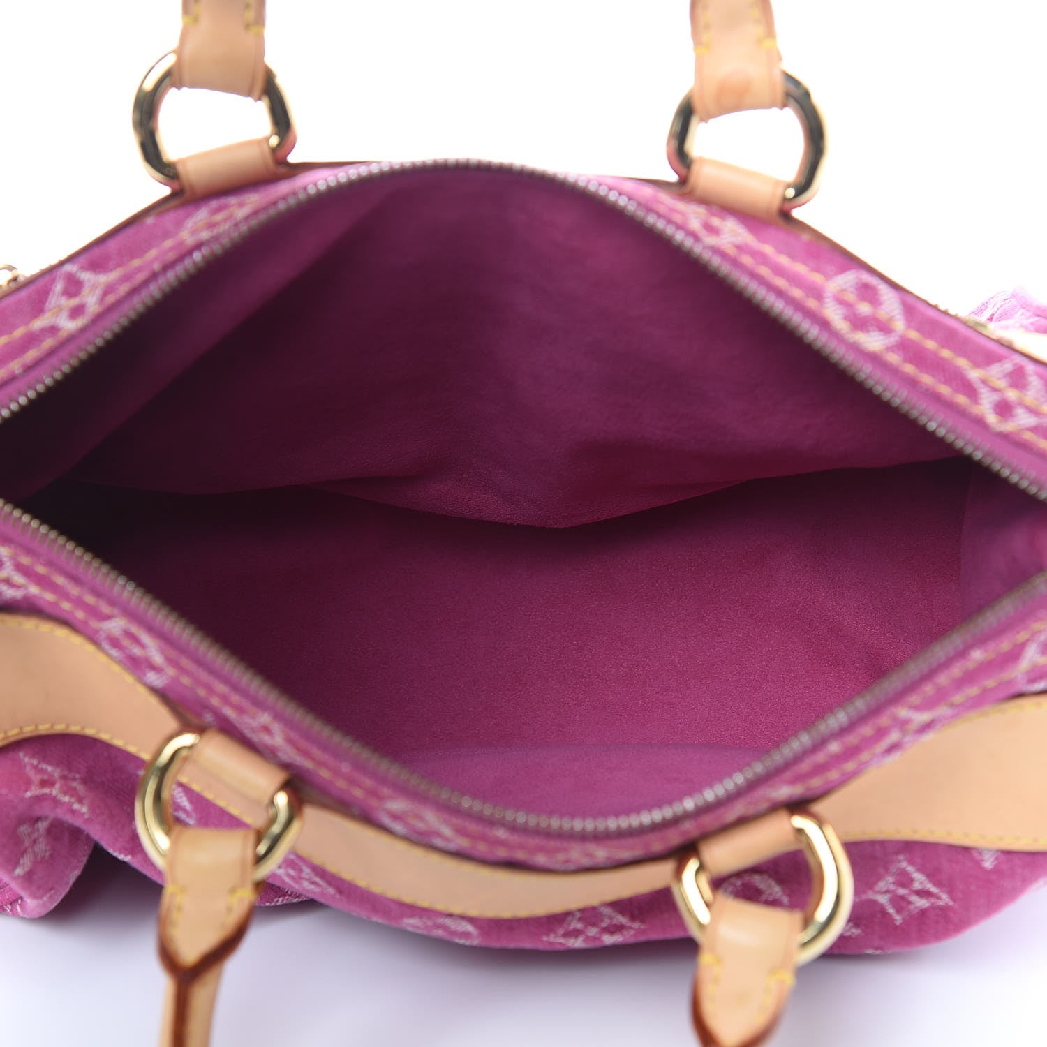 Louis Vuitton Monogram Denim Neo Speedy Fuchsia 5 of 13