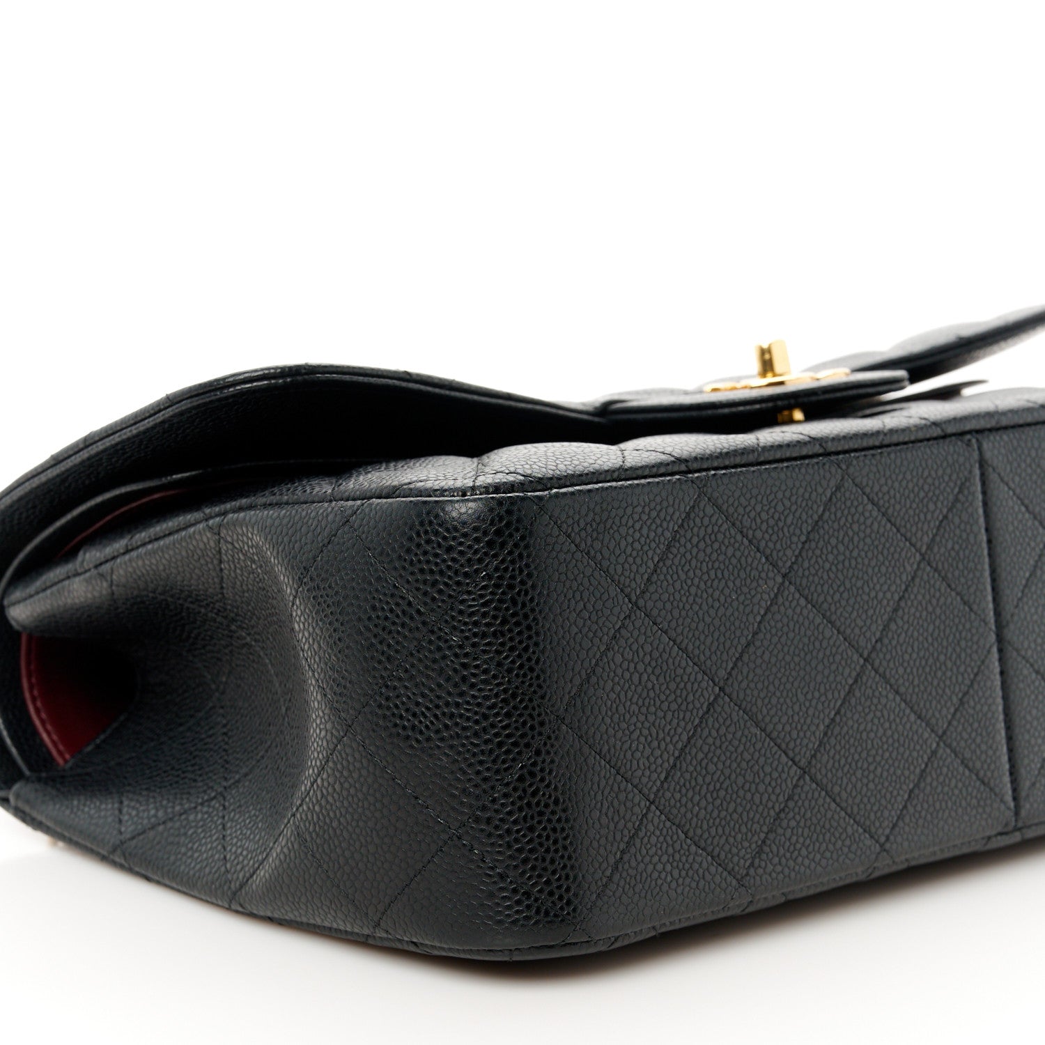 Chanel Caviar Quilted Jumbo Double Flap Black 10 of 12