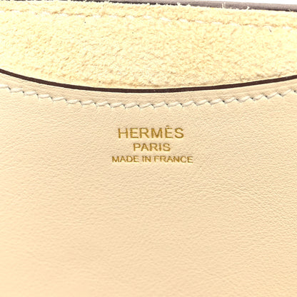 Hermes Taurillon Clemence Swift In-The-Loop 18 Bag Nata 6 of 11