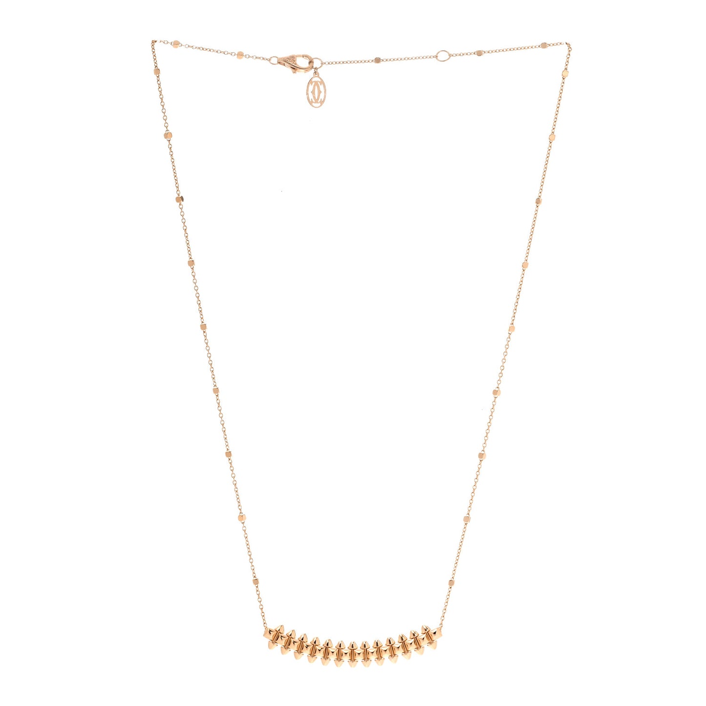 18K Pink Gold Small Clash de Cartier Necklace