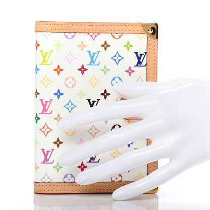 Louis Vuitton Monogram Multicolor Small Ring Agenda Cover White 2 of 6