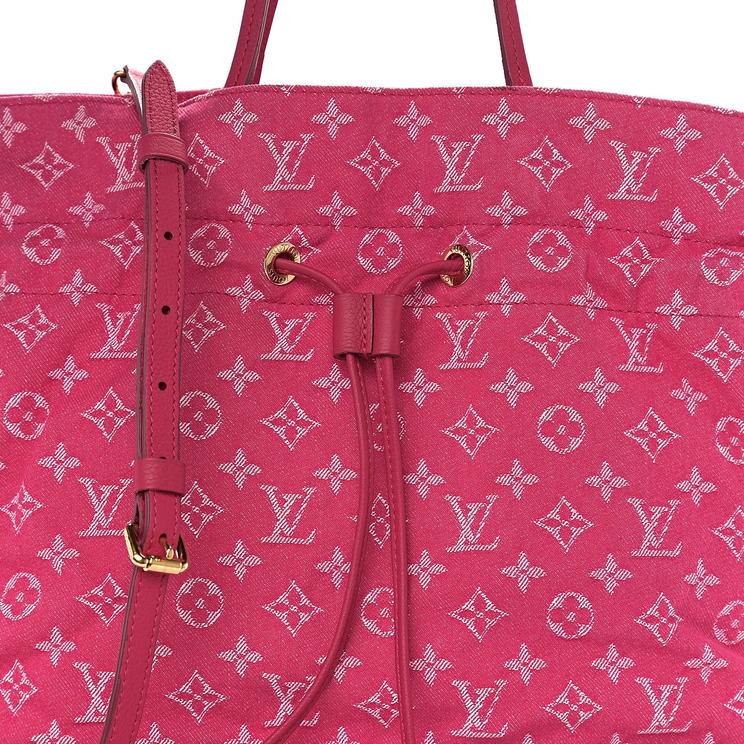 Louis Vuitton Denim Noefull MM Rose Indien 8 of 8