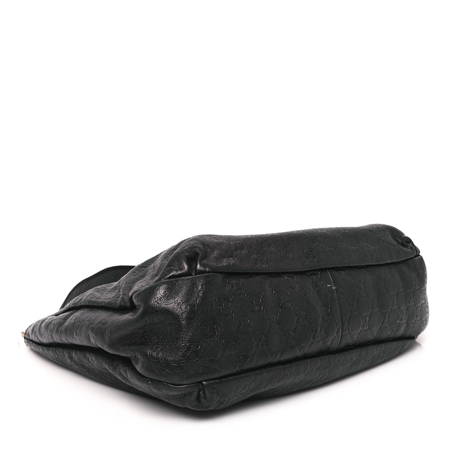 Guccissima Large New Ladies Web Hobo Black