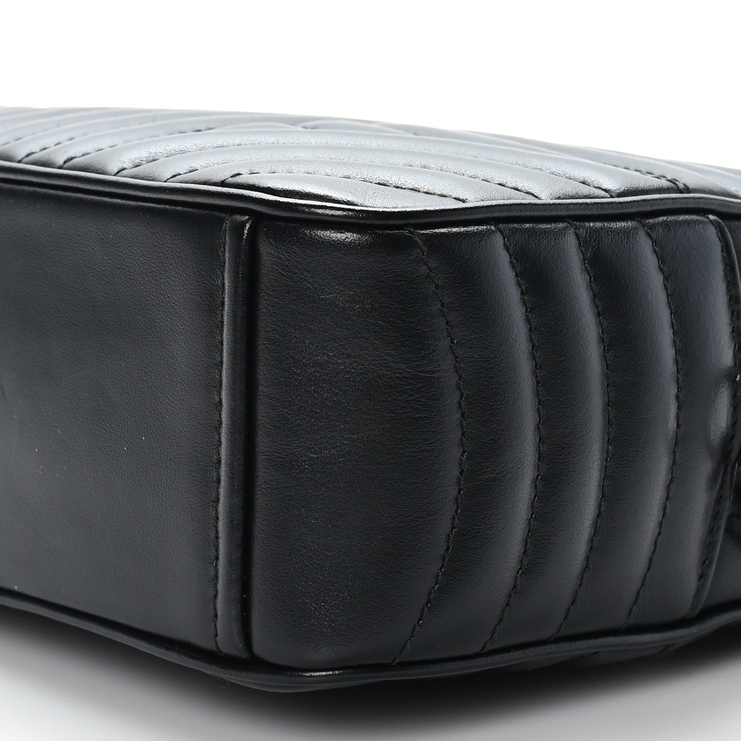 Prada Soft Calfskin Diagramme Camera Bag Black 8 of 8