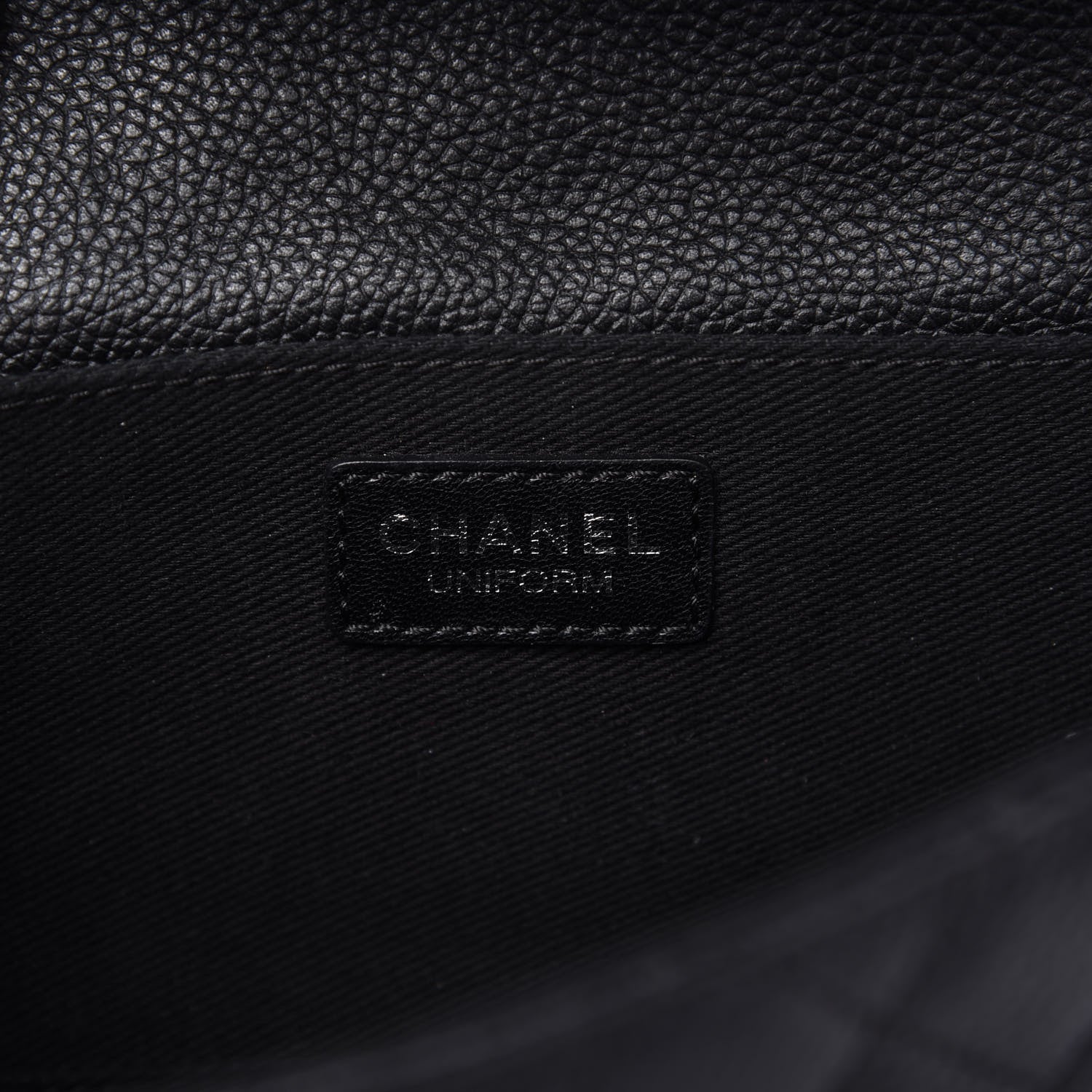 Chanel Grained Calfskin Quilted 2.55 Reissue Flap Belt Bag Clutch Black 8 of 10