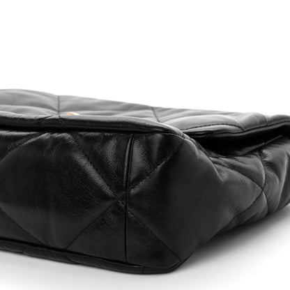 Chanel Lambskin Quilted Large Chanel 19 Flap Black 9 of 9