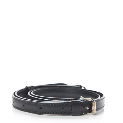 Louis Vuitton Calfskin Adjustable Shoulder Strap 16mm Black 2 of 2