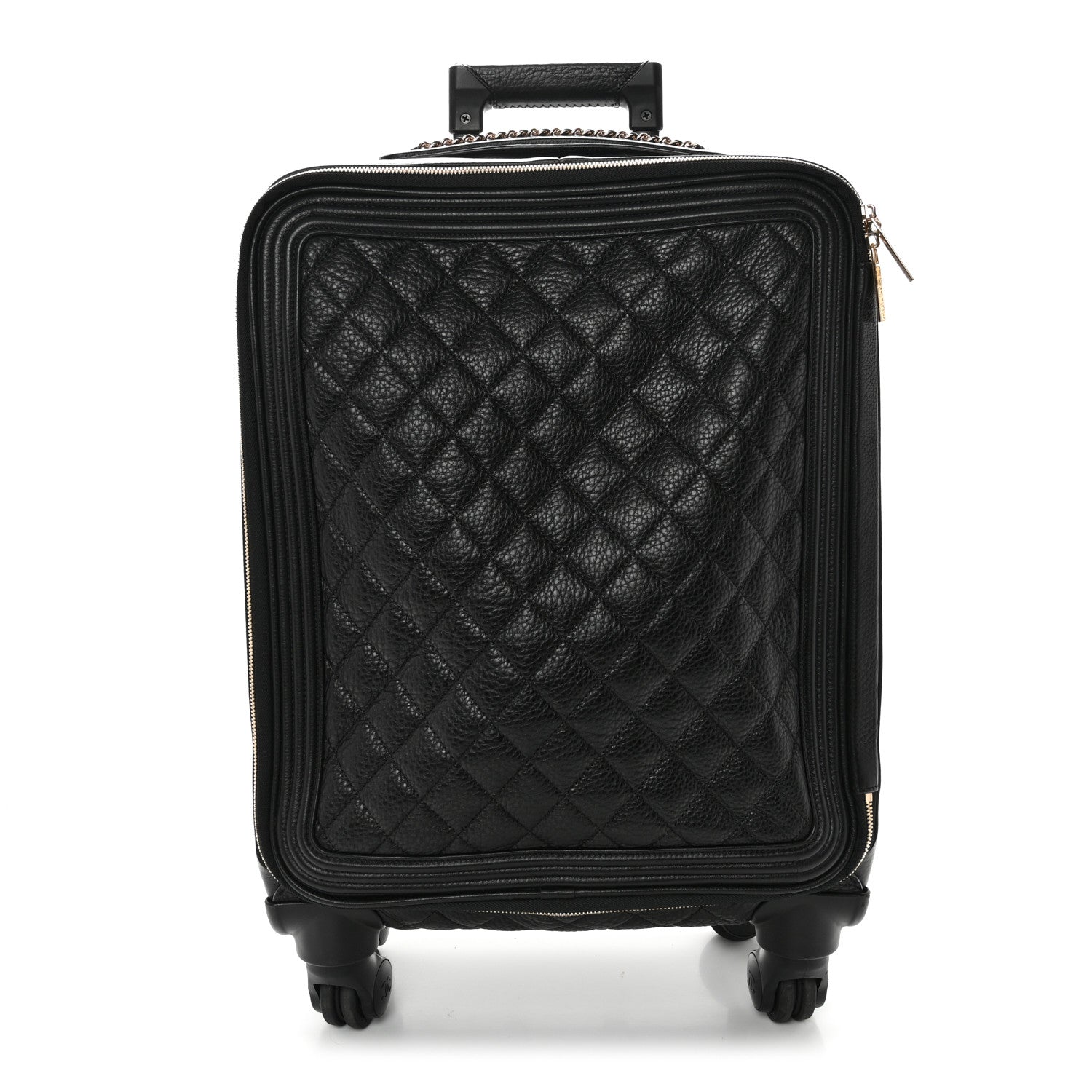 Chanel Calfskin Quilted Coco Case Trolley Black 1 of 15