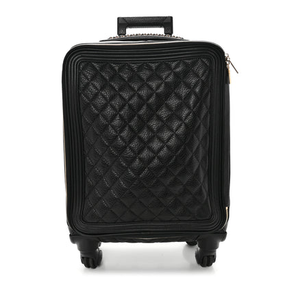 Chanel Calfskin Quilted Coco Case Trolley Black 1 of 15