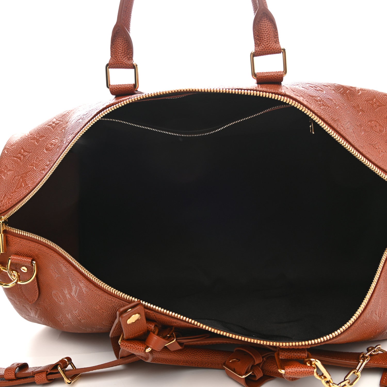 Louis Vuitton X NBA Ball Grain Cowhide Monogram Embossed Keepall 55 Brown 4 of 8