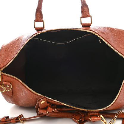Louis Vuitton X NBA Ball Grain Cowhide Monogram Embossed Keepall 55 Brown 4 of 8