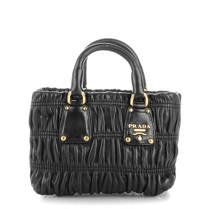 Prada Nappa Gaufre Mini Crossbody Nero Black 1 of 8