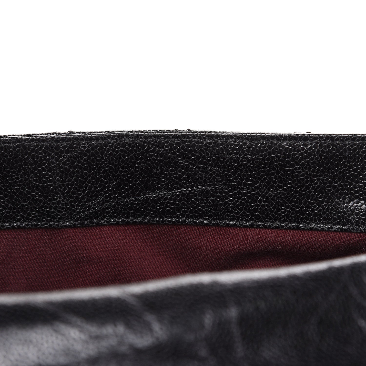 Chanel Crumpled Grained Calfskin Jumbo CC Crave Flap Black 14 of 15