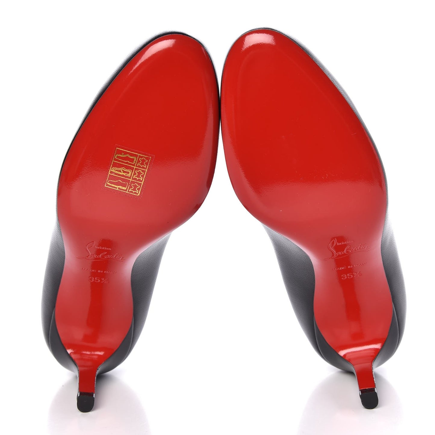 Shiny Nappa Simple 70 Pumps 35.5 Black