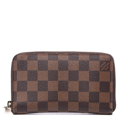 Louis Vuitton Damier Ebene Zippy Compact Wallet 1 of 11